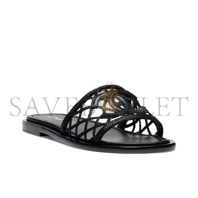 CHANEL 25S CC SLIPPERS G46411